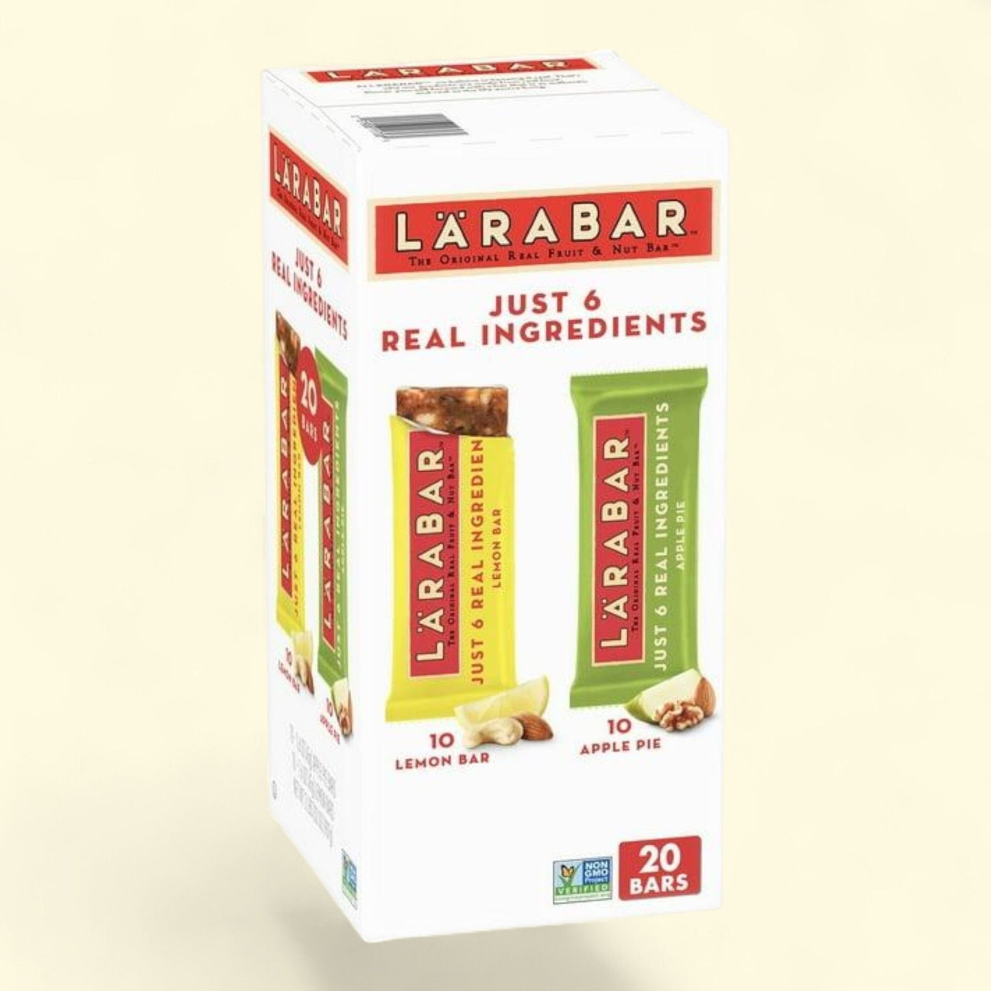 Larabar Fruit & Nut Bar, Apple Pie and Lemon Bar, 20 pk.