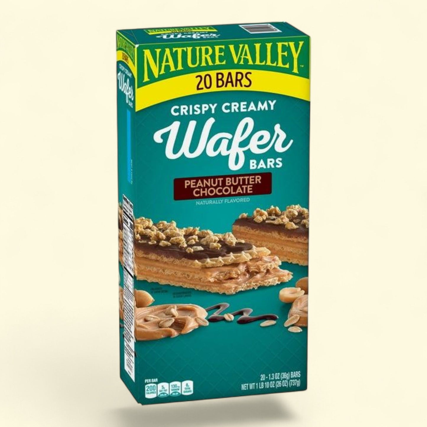 Nature Valley Peanut Butter Chocolate Wafer Bar, 20 ct