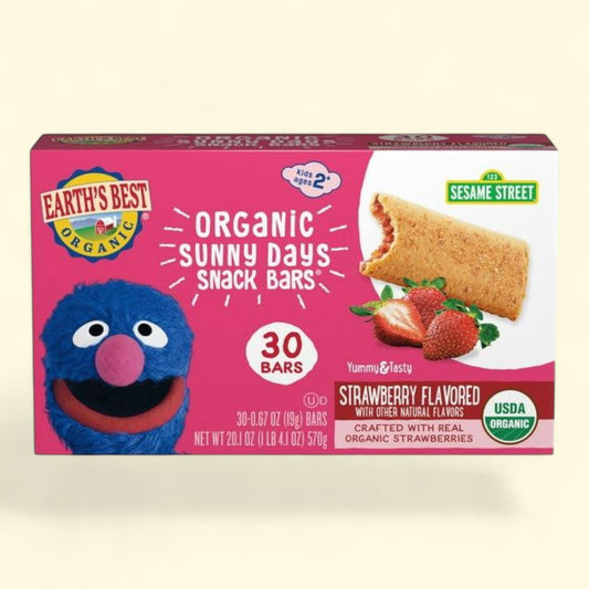 Earth's Best Sunny Day Bars, Strawberry, 30 ct.