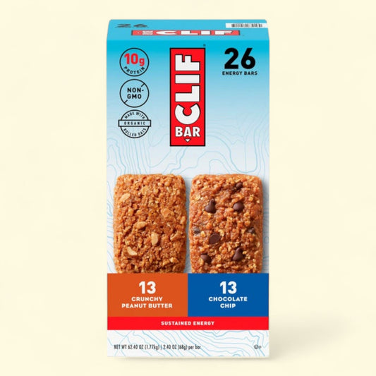 Clif Bar Energy Bar, Variety Pack, 2.4 oz, 26-count