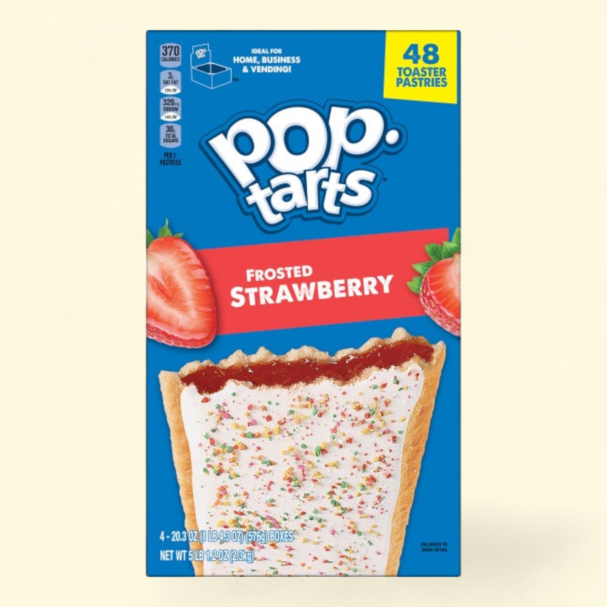 Kellogg's Pop-Tarts, Frosted Strawberry, 48-count