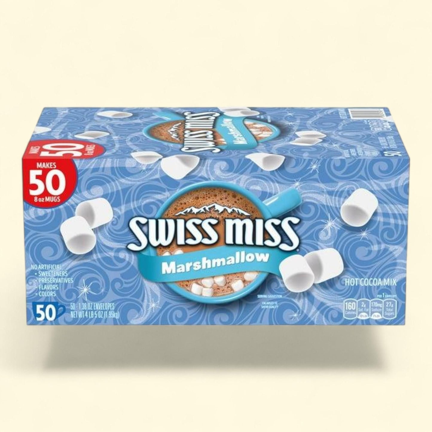 Mélange pour chocolat chaud Swiss Miss, 39 g, paquet de 50 sachets