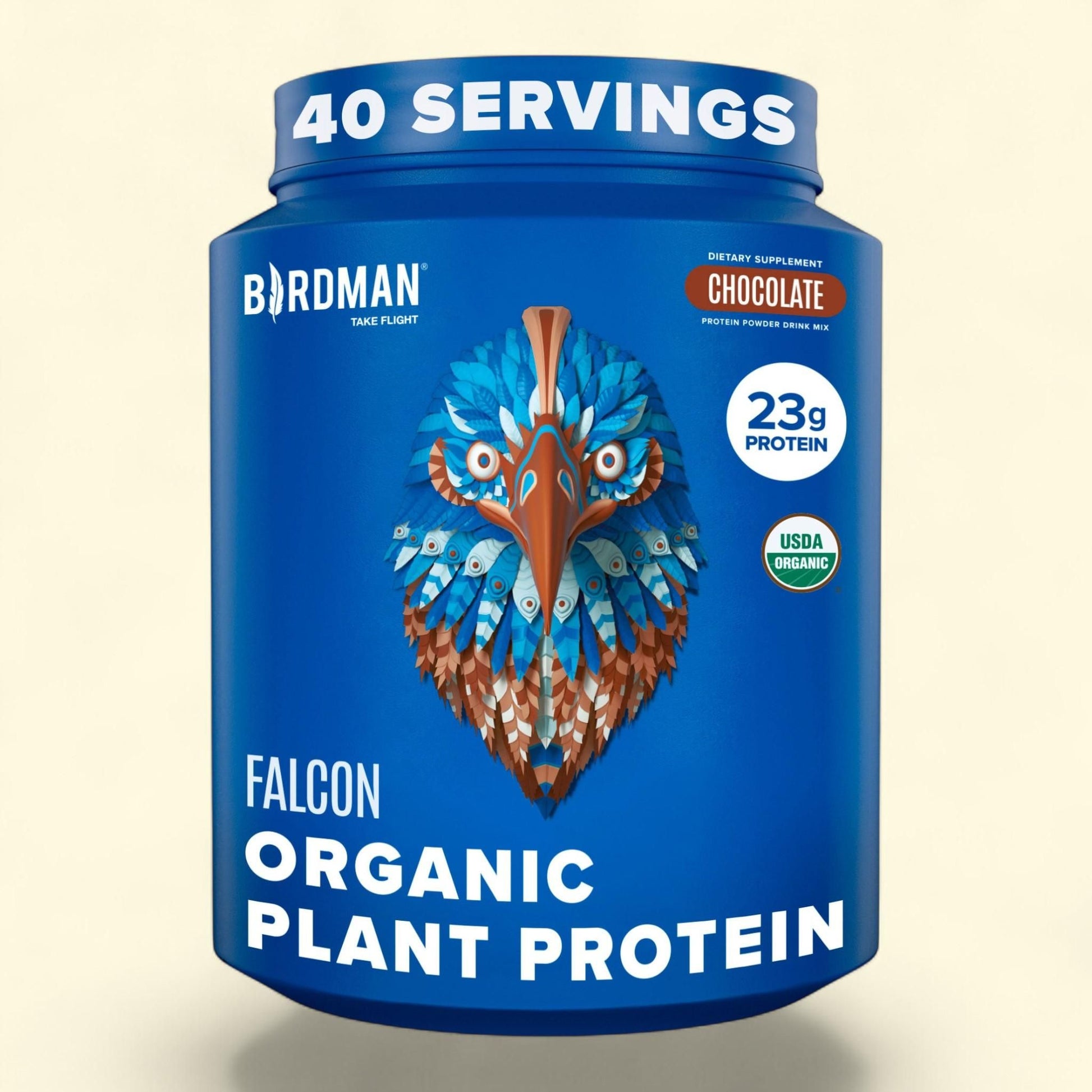 Birdman Falcon Protein Powder, Chocolate, 2.64lb — authentic US product shipped worldwide by Treatspree