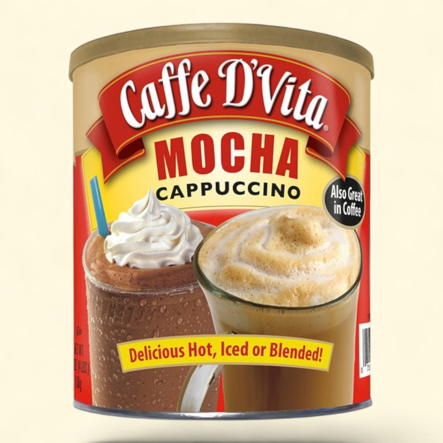 Caffe D'Vita Cappuccino Mocha instantané, 1,8 kg