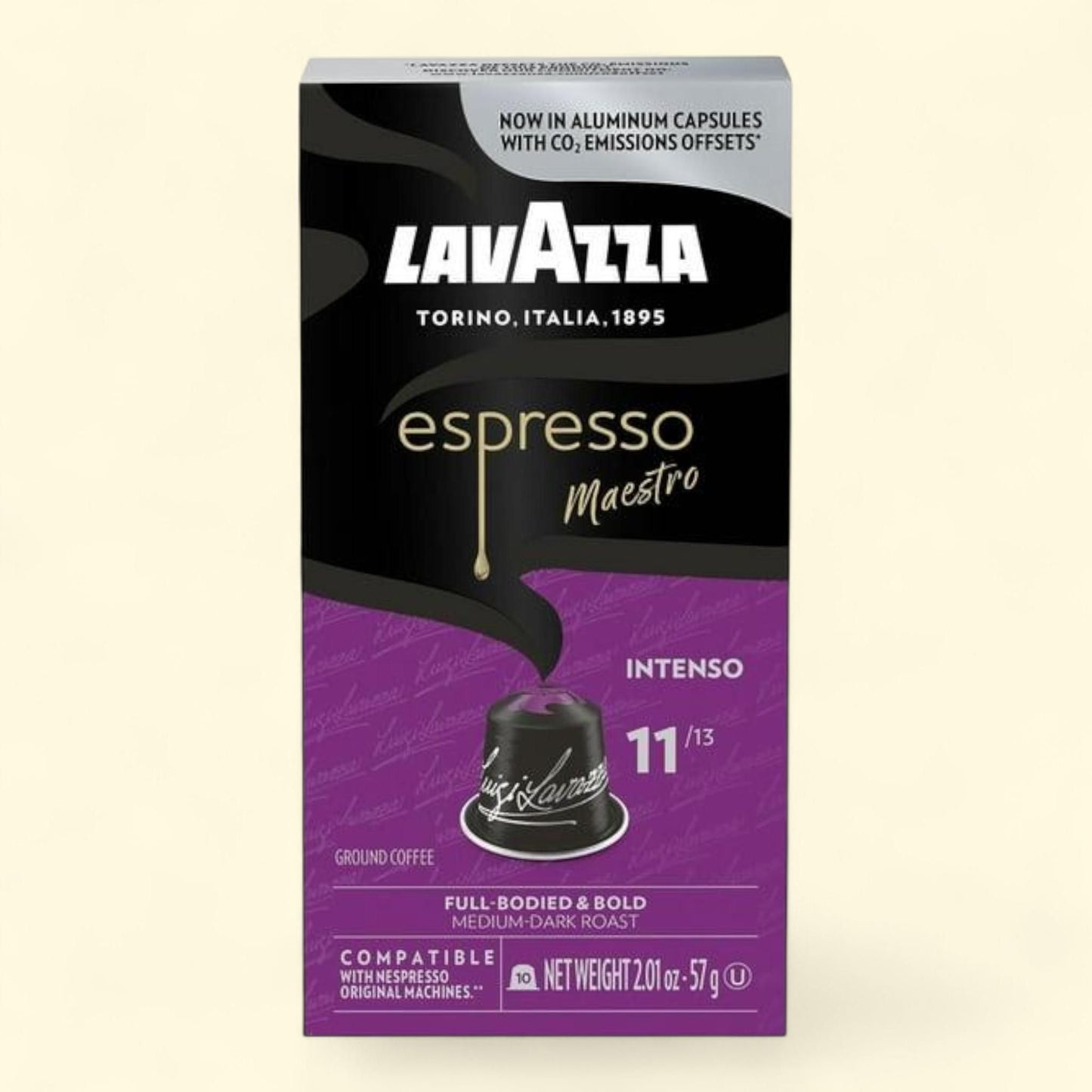 Lavazza Espresso Maestro Intenso Pods, 60 ct. — authentic US product shipped worldwide by Treatspree