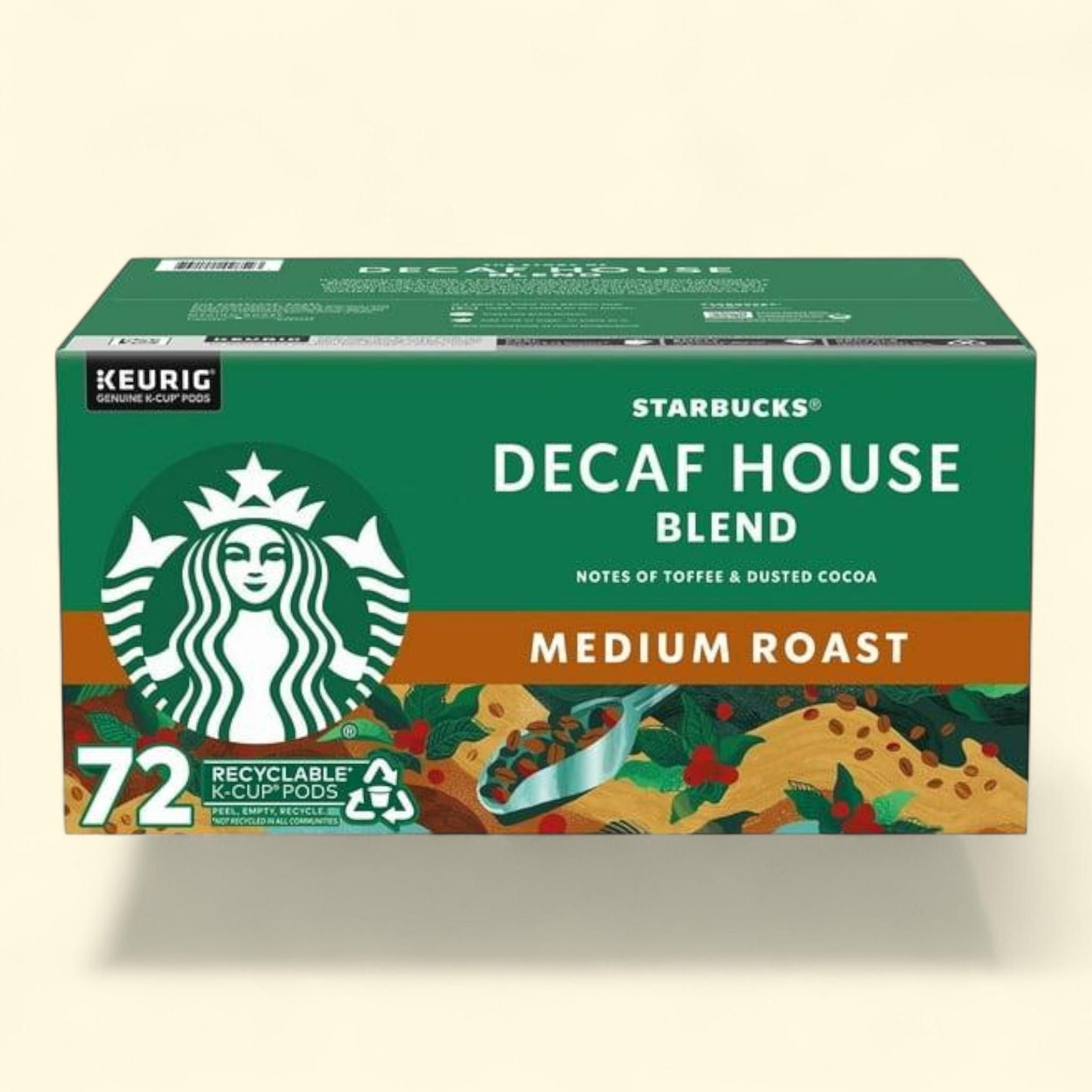 Starbucks House Blend Decaf K-Cup Coffee Pods, 72 ct.
