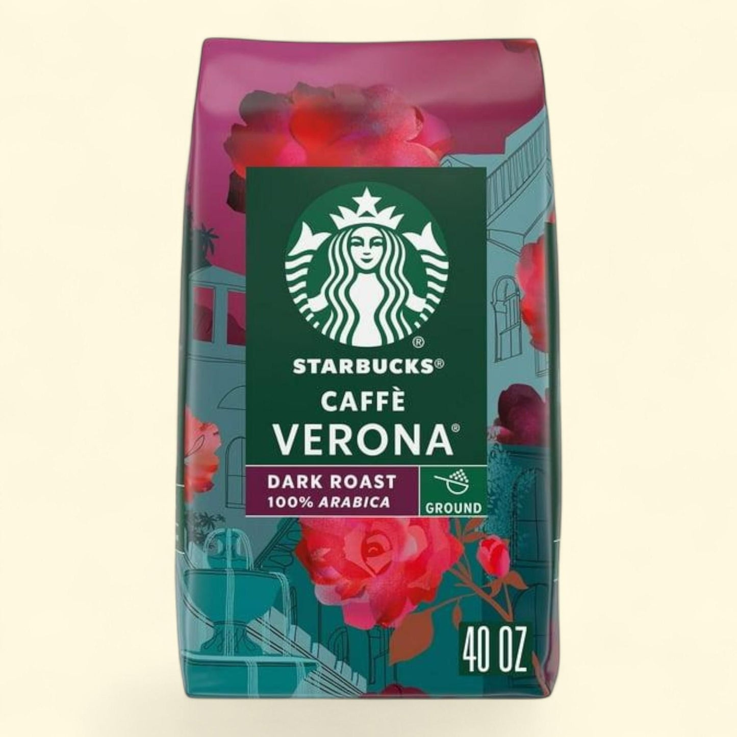 Starbucks Caffe Verona Ground Coffee, 40 oz.