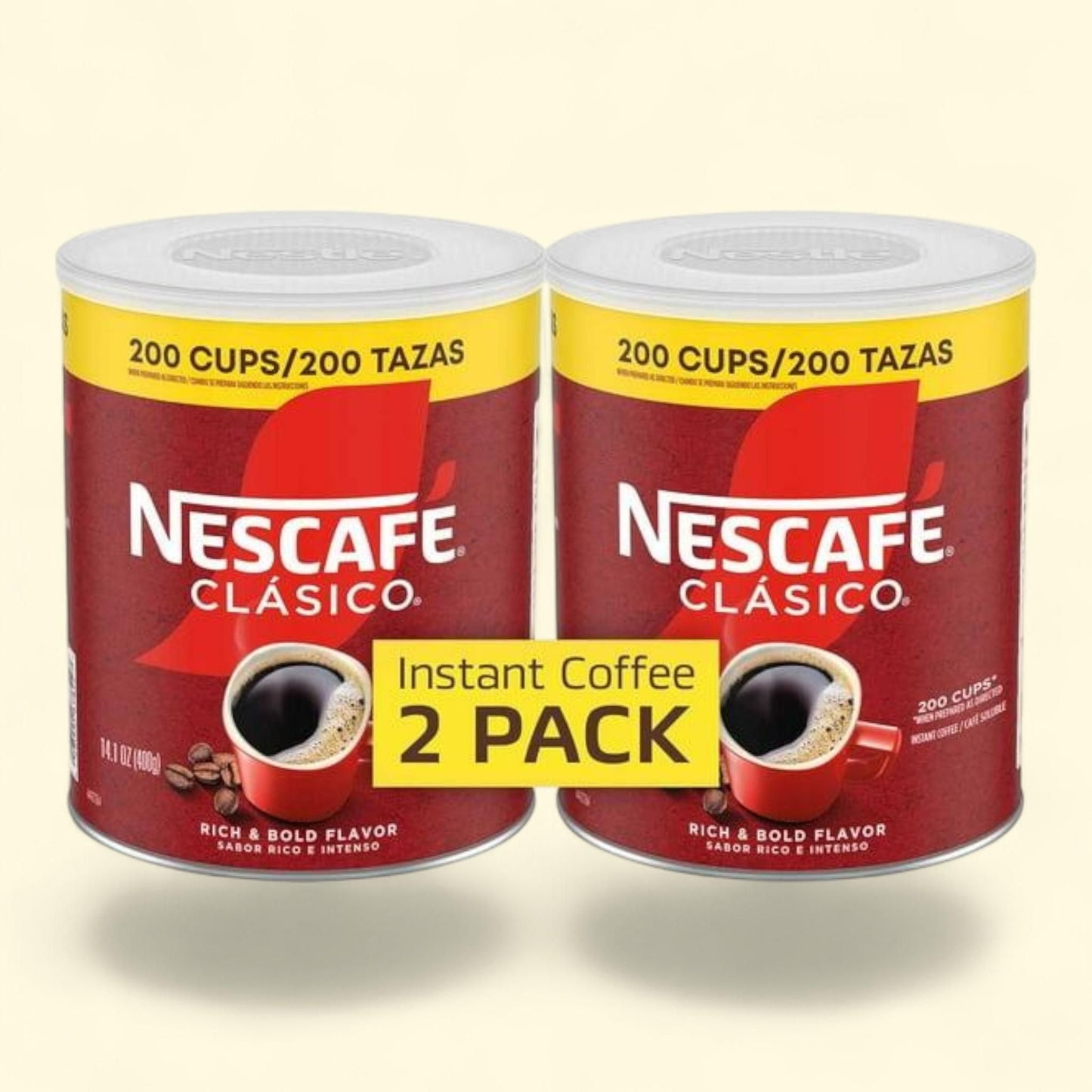 Nescafé Clasico Instant Coffee, 14.1 oz., 2 pk.