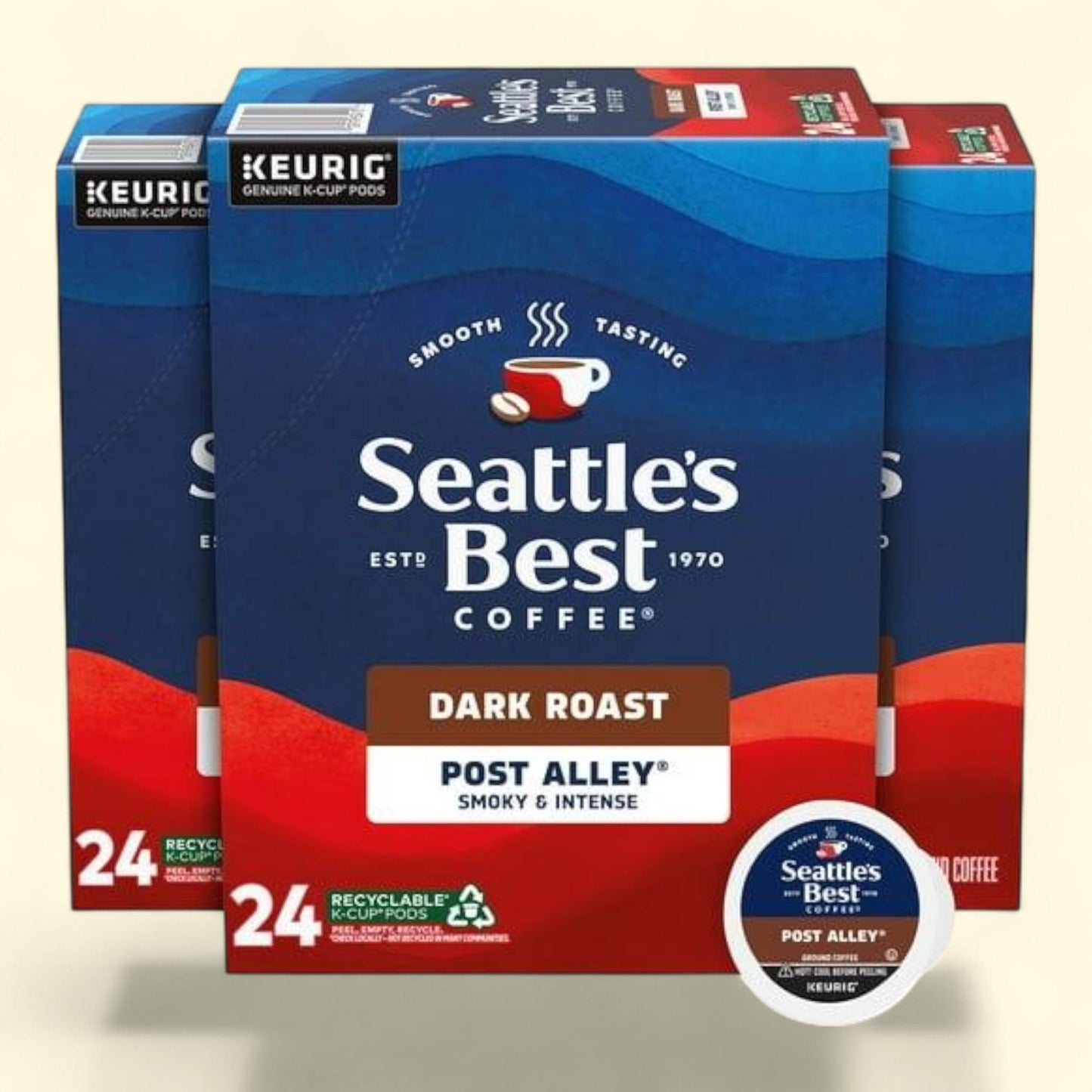 Seattle's Best Coffee K-Cup Coffee Pods, Post Alley Blend, 72 ct.