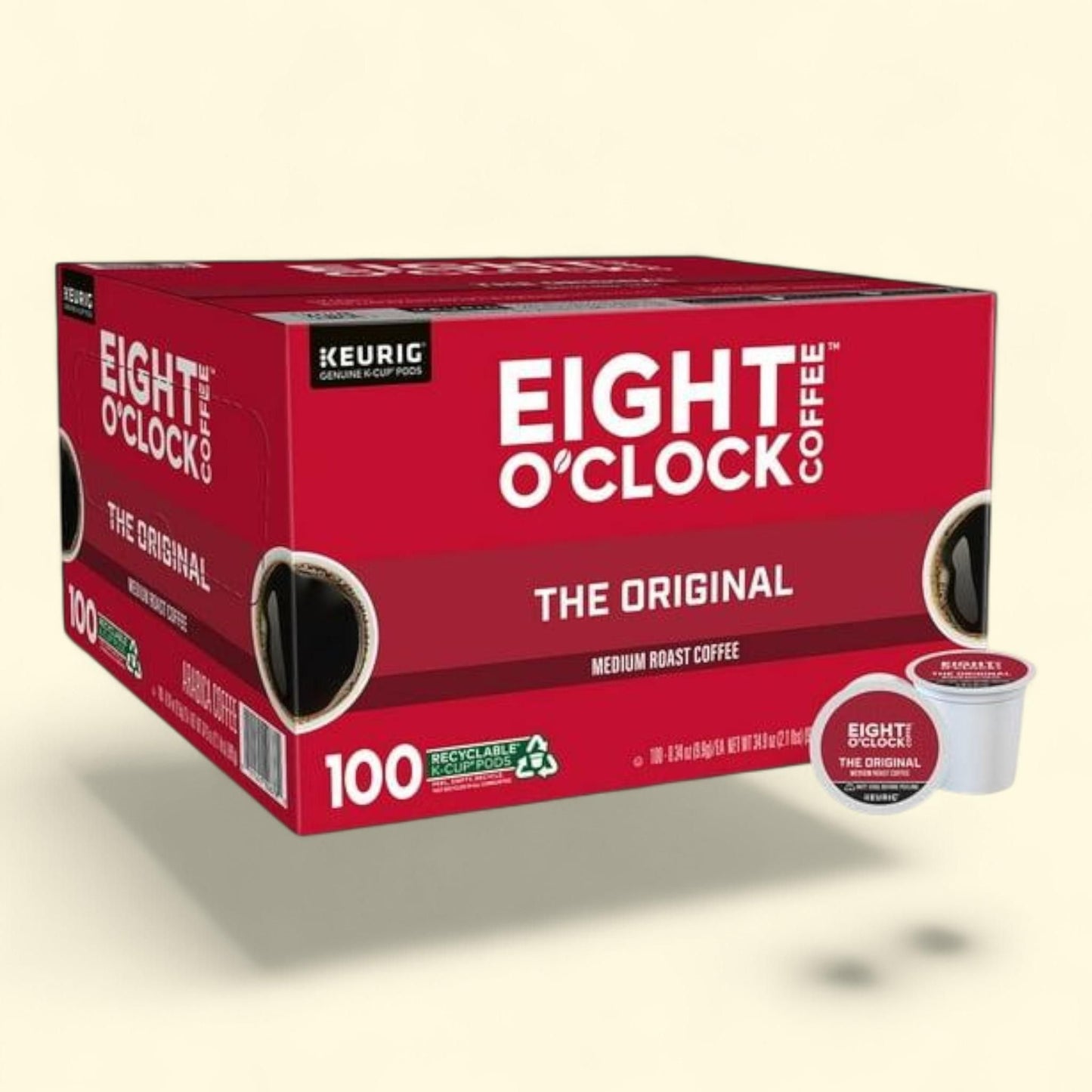 Eight O'Clock Coffee, The Original K-Cup Pods, 100 ct.