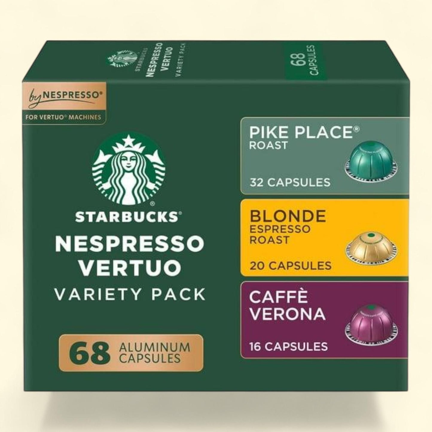 Starbucks by Nespresso Vertuo Coffee Pods, 68 ct.