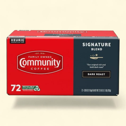 Community Coffee Signature Blend Dark Roast Single Serve, 72 ct.