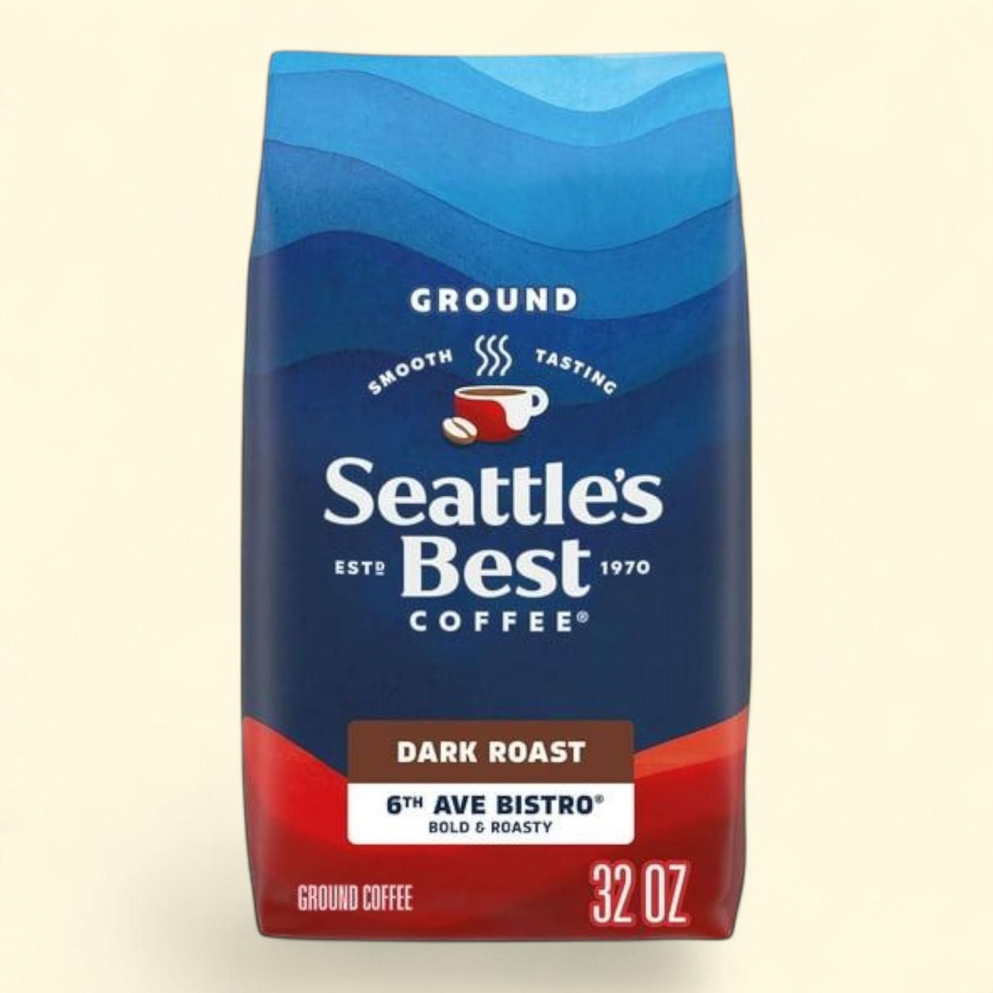 Seattle's Best Coffee 6th Avenue Bistro Ground Coffee, 32 oz.