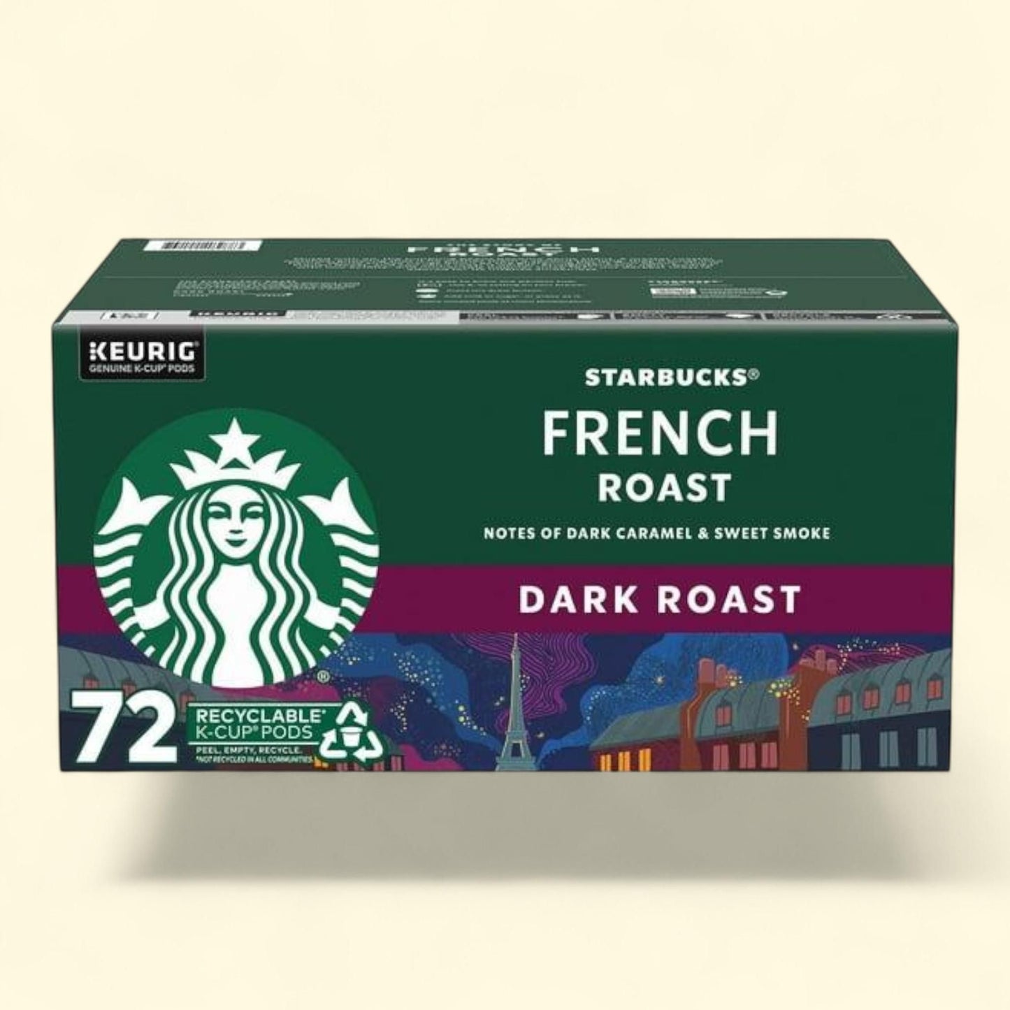 Starbucks K-Cup Coffee Pods, French Roast, 72 ct. — authentic US product shipped worldwide by Treatspree