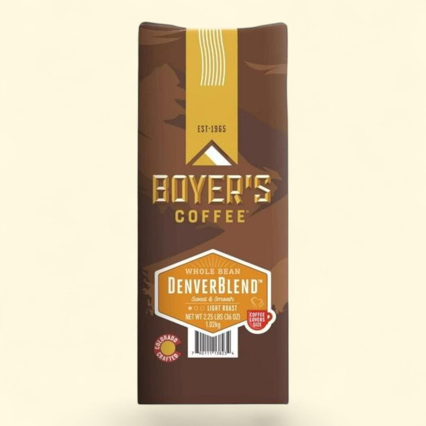 Boyer's Coffee DenverBlend Light Roast Whole Bean, 36 oz.