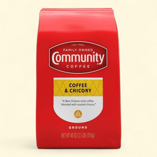 Community Coffee Ground Coffee & Chicory, 40 oz.