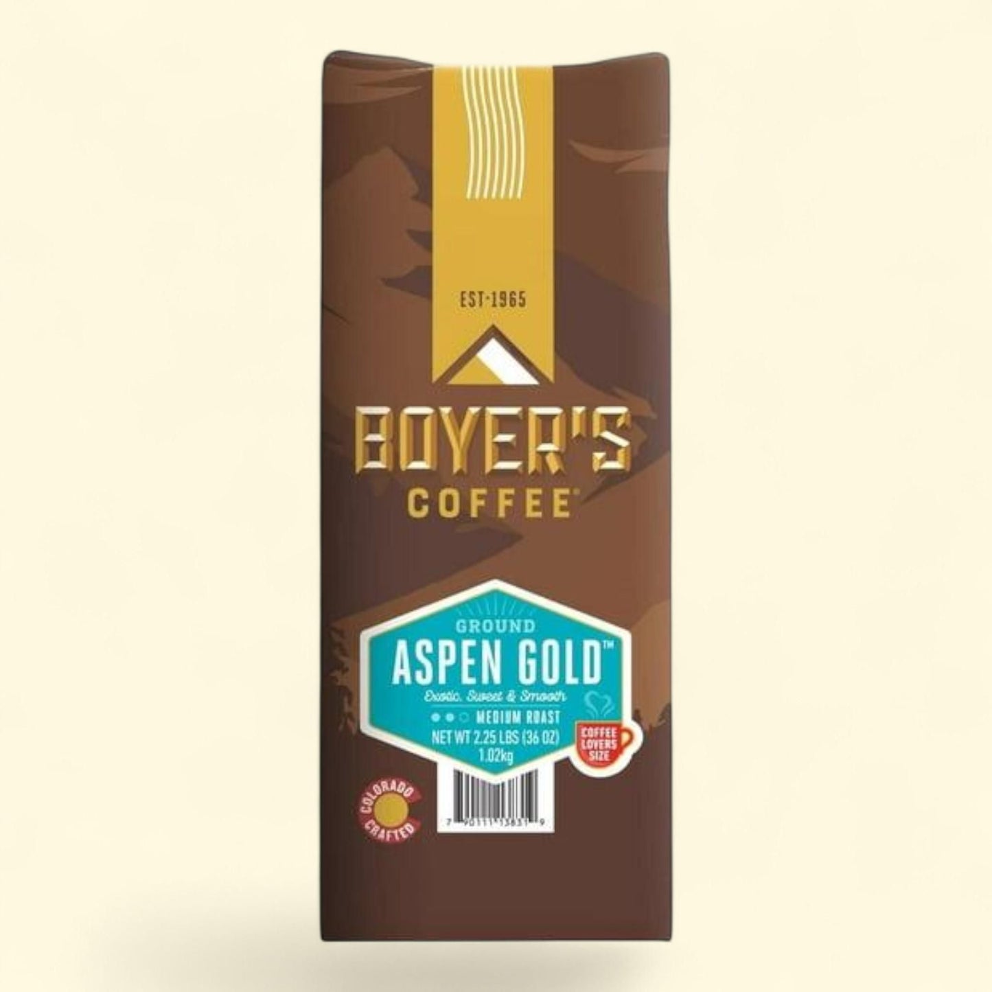 Boyer's Coffee Aspen Gold Medium Roast Ground Coffee, 36 oz.