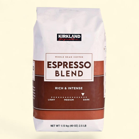 Kirkland Signature Espresso Blend Whole Bean Coffee, 2.5 lbs