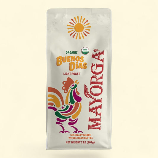 Mayorga Buenos Días, Whole Bean Coffee, 2lb, 2-pack