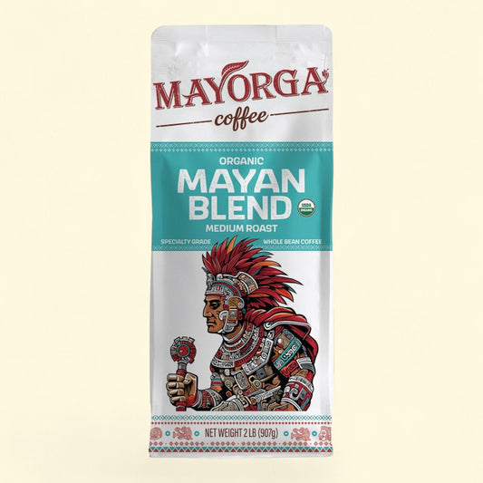 Mayorga Organics Mayan Blend Coffee, 2lb, 2-pack