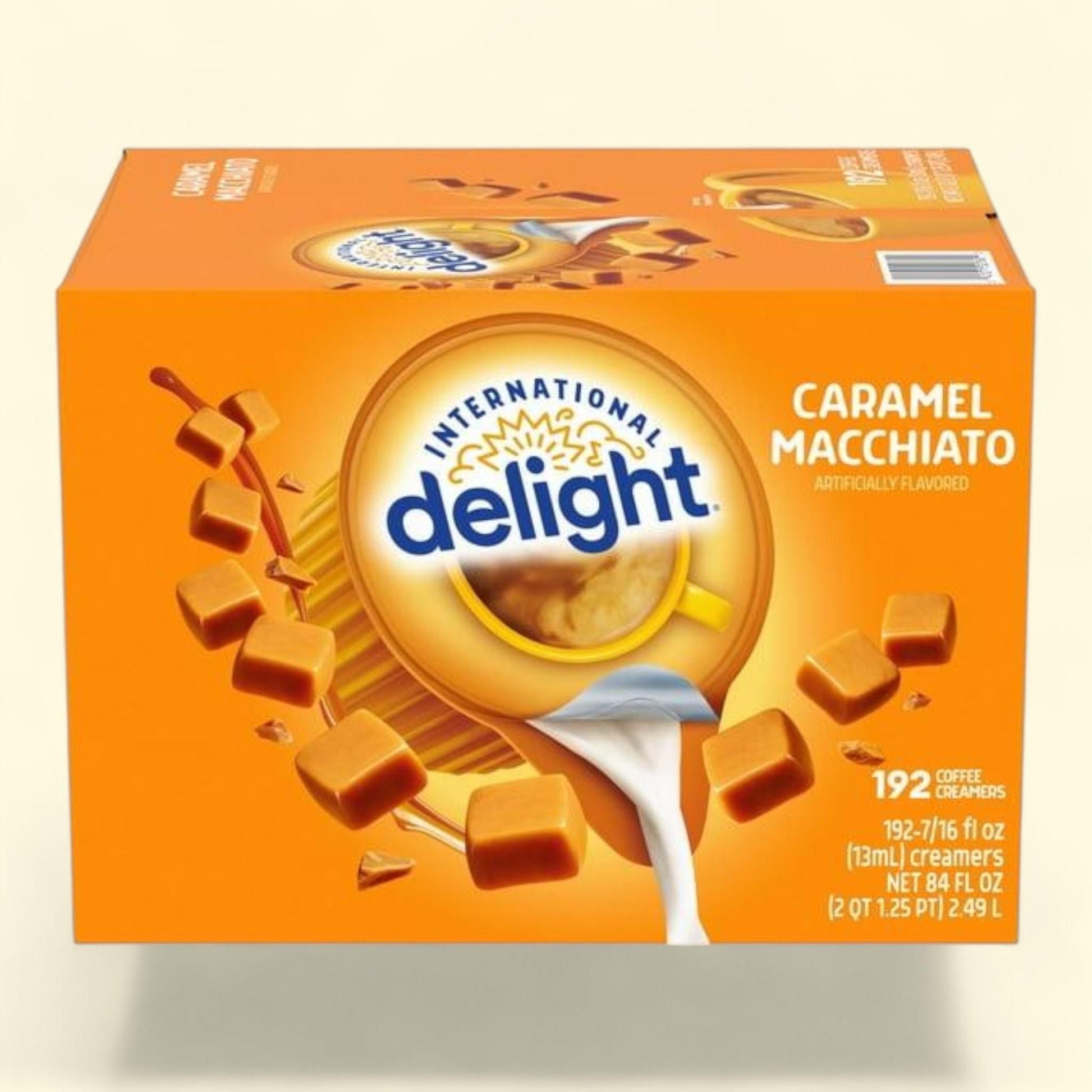 International Delight Caramel Macchiato Coffee Creamer Singles, 192... — authentic US product shipped worldwide by Treatspree