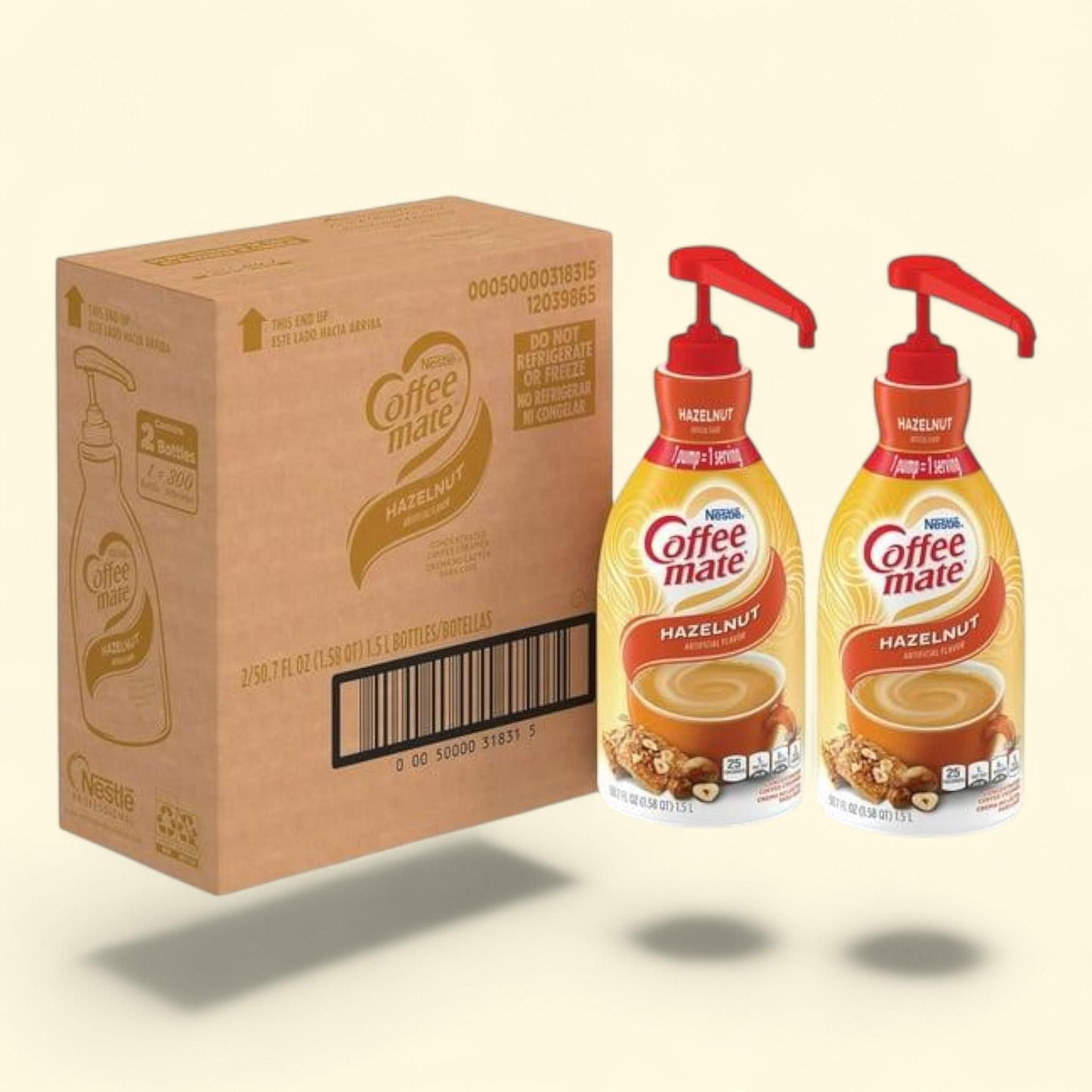 Nestle Coffee-mate Liquid Coffee Creamer, Hazelnut, 50.7 fl. oz., 2 pk.