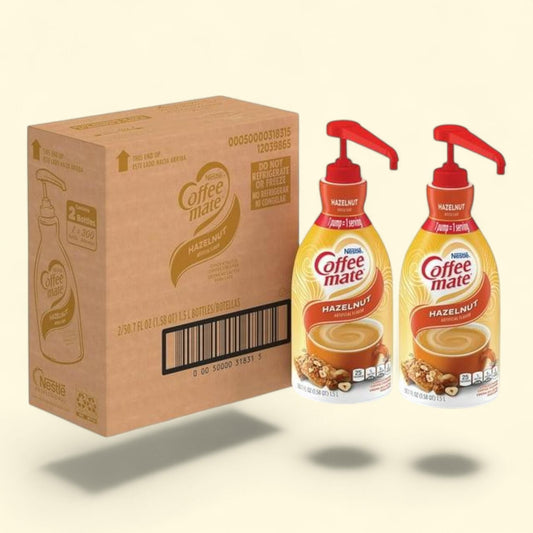 Nestle Coffee-mate Liquid Coffee Creamer, Hazelnut, 50.7 fl. oz., 2 pk.