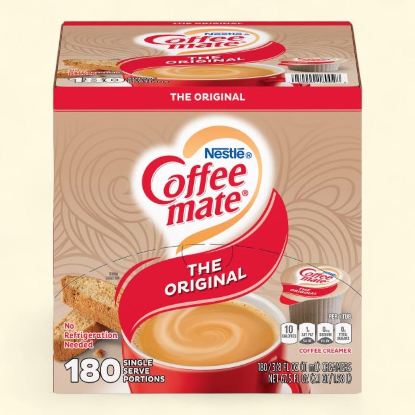Nestlé Coffee-mate Liquid Creamer, Original, 180-count — authentic US product shipped worldwide by Treatspree