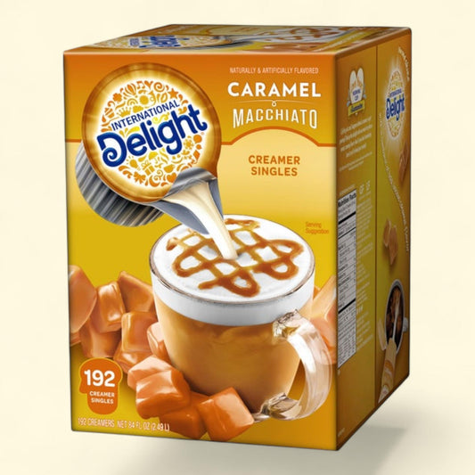 International Delight Liquid Creamer, Caramel Macchiato, 192-count