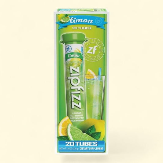Zipfizz Energy Drink Mix, Limon, 20 ct.