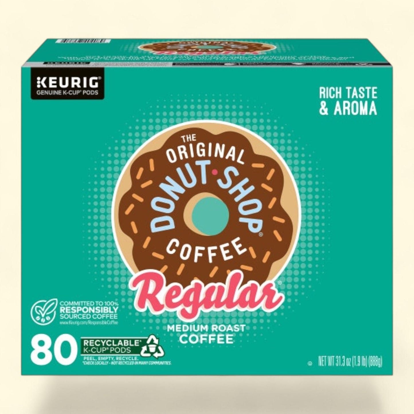 The Original Donut Shop Coffee K-Cup Pod, 80-count