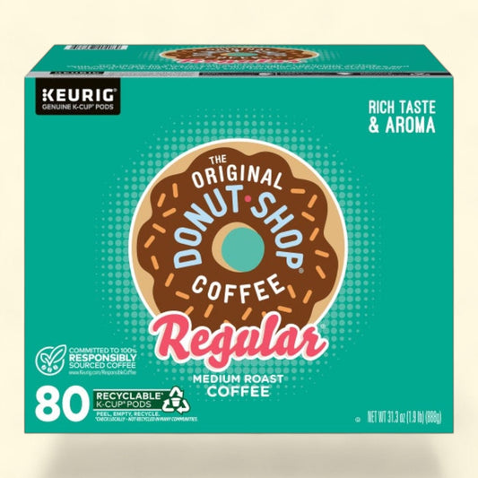 The Original Donut Shop Coffee K-Cup Pod, 80-count
