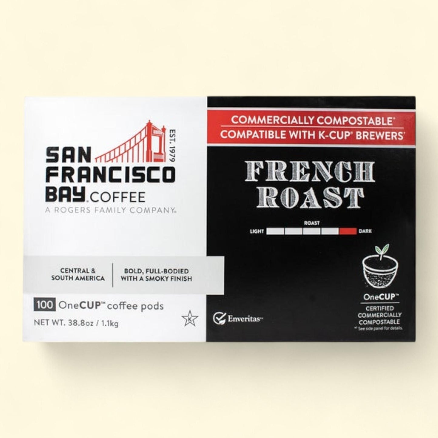 San Francisco Bay Coffee French Roast OneCup, 100-count