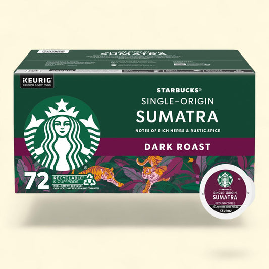 Starbucks Coffee Sumatra Dark Roast K-Cup, 72-count