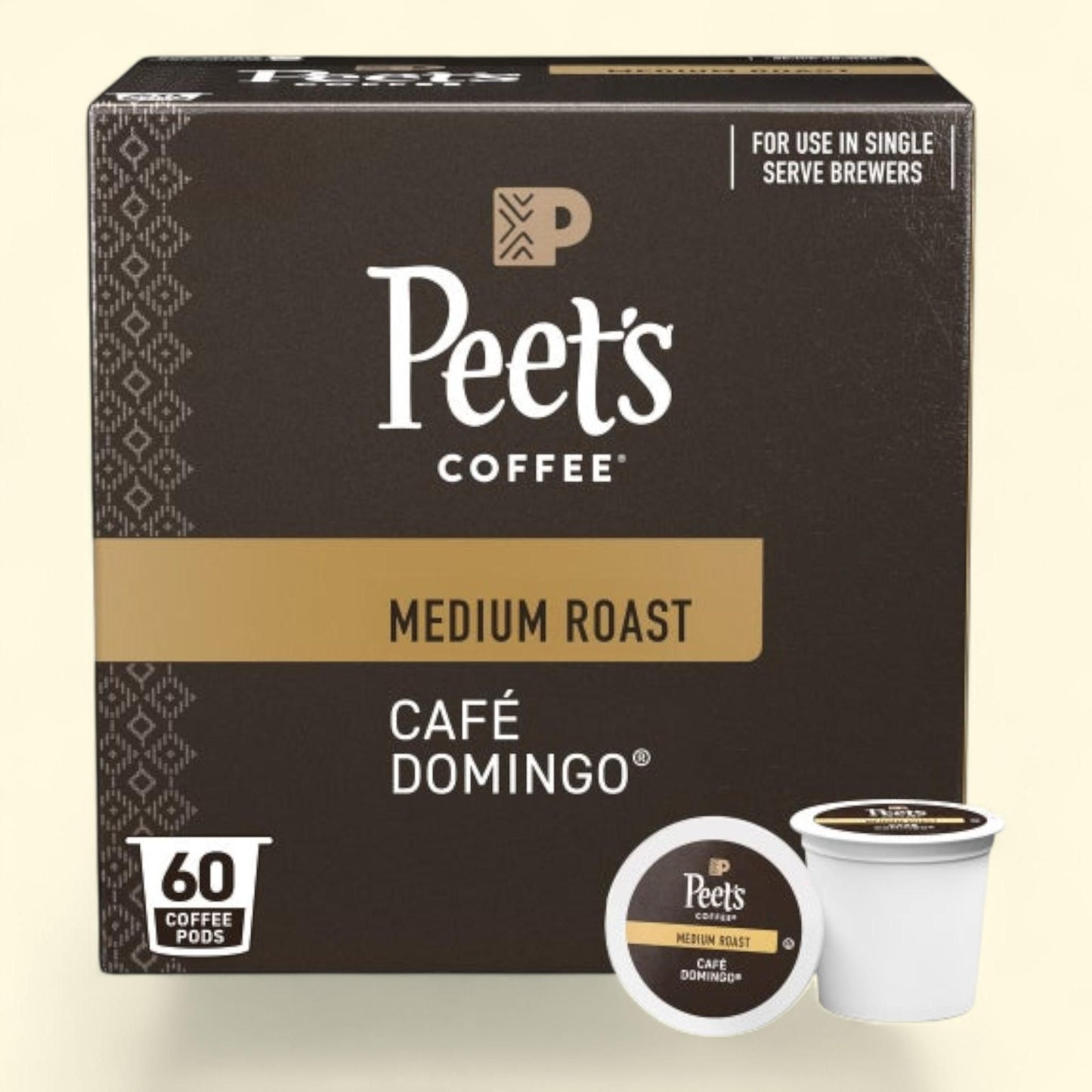 Peet's Coffee Café Domingo K-Cup Pod, 60-count
