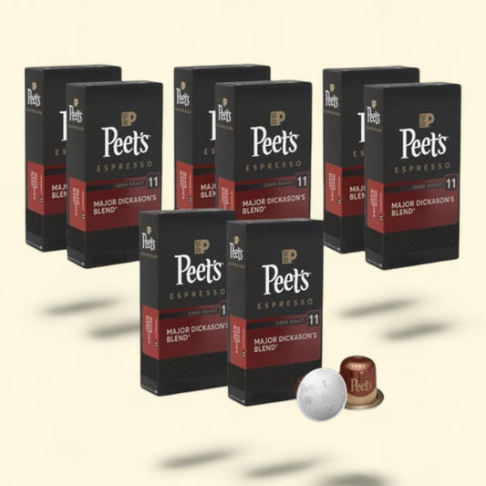 Peet's Coffee Nespresso Capsules, 80-count, Major Dickason’s