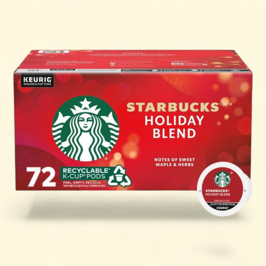 Starbucks Coffee Holiday Blend K-Cup Pod, 72 count