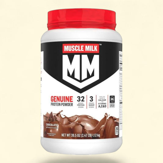 Muscle Milk Genuine Whey Protein Powder, Chocolate 2.47 lbs