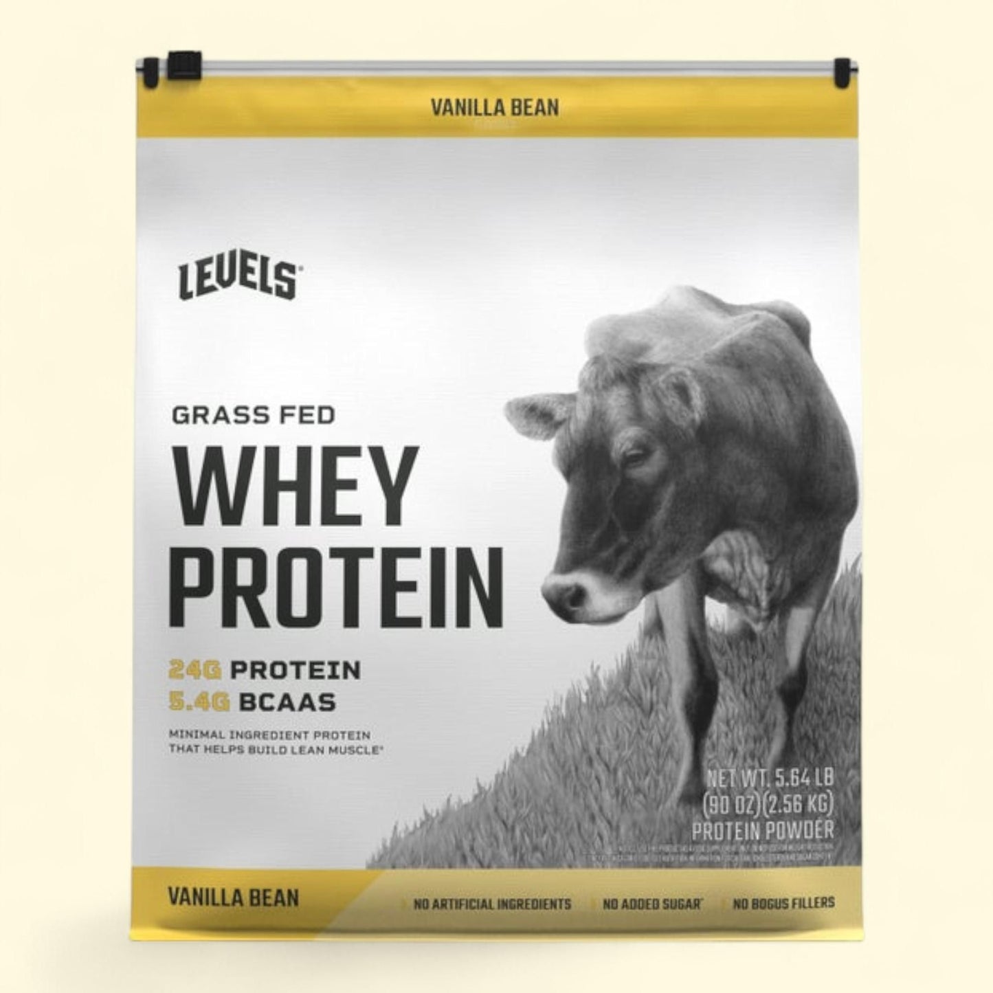 Levels Grass Fed Whey Protein, Vanilla Bean, 5.64 lbs