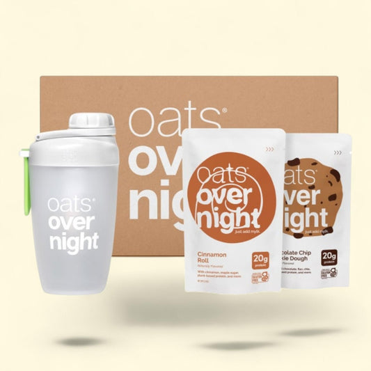 Oats Overnight Protein Shake, Cookie Dough & Cinnamon Roll 14-pack