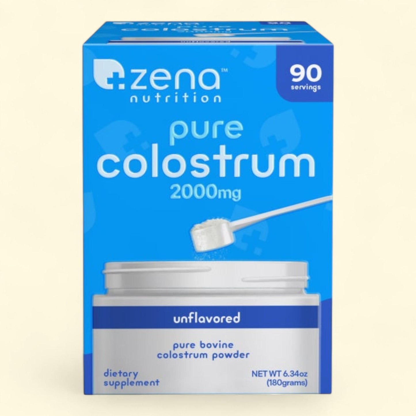 Zena Nutrition Pure Colostrum, 2000 mg