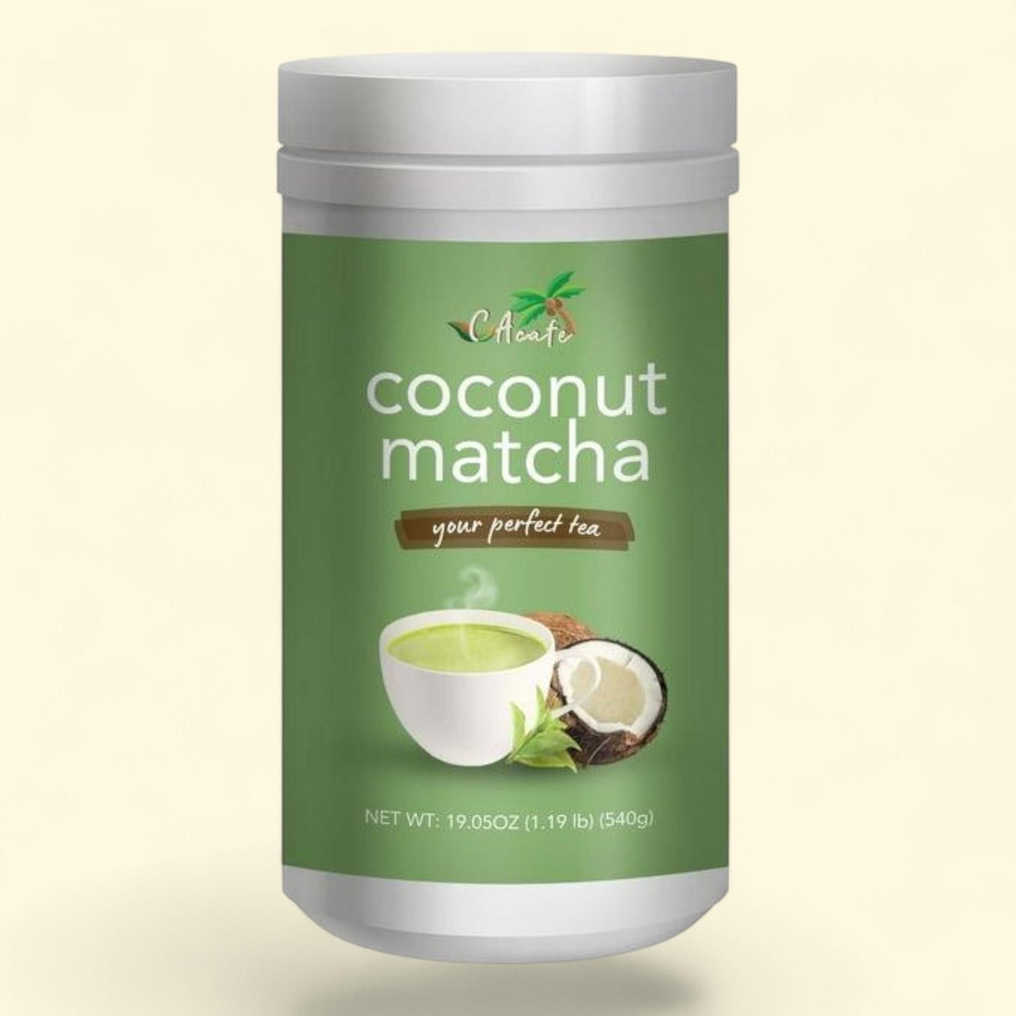 CAcafe Coconut Matcha, 19.05 oz.