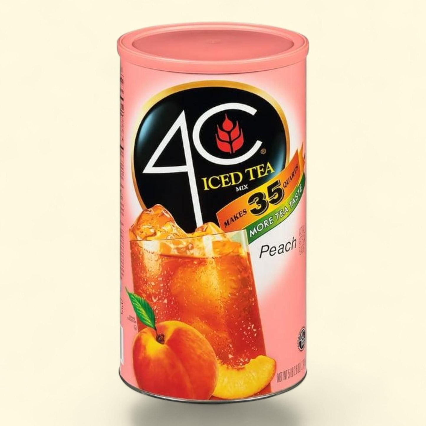 4C Peach Iced Tea Mix, 82.6 oz.