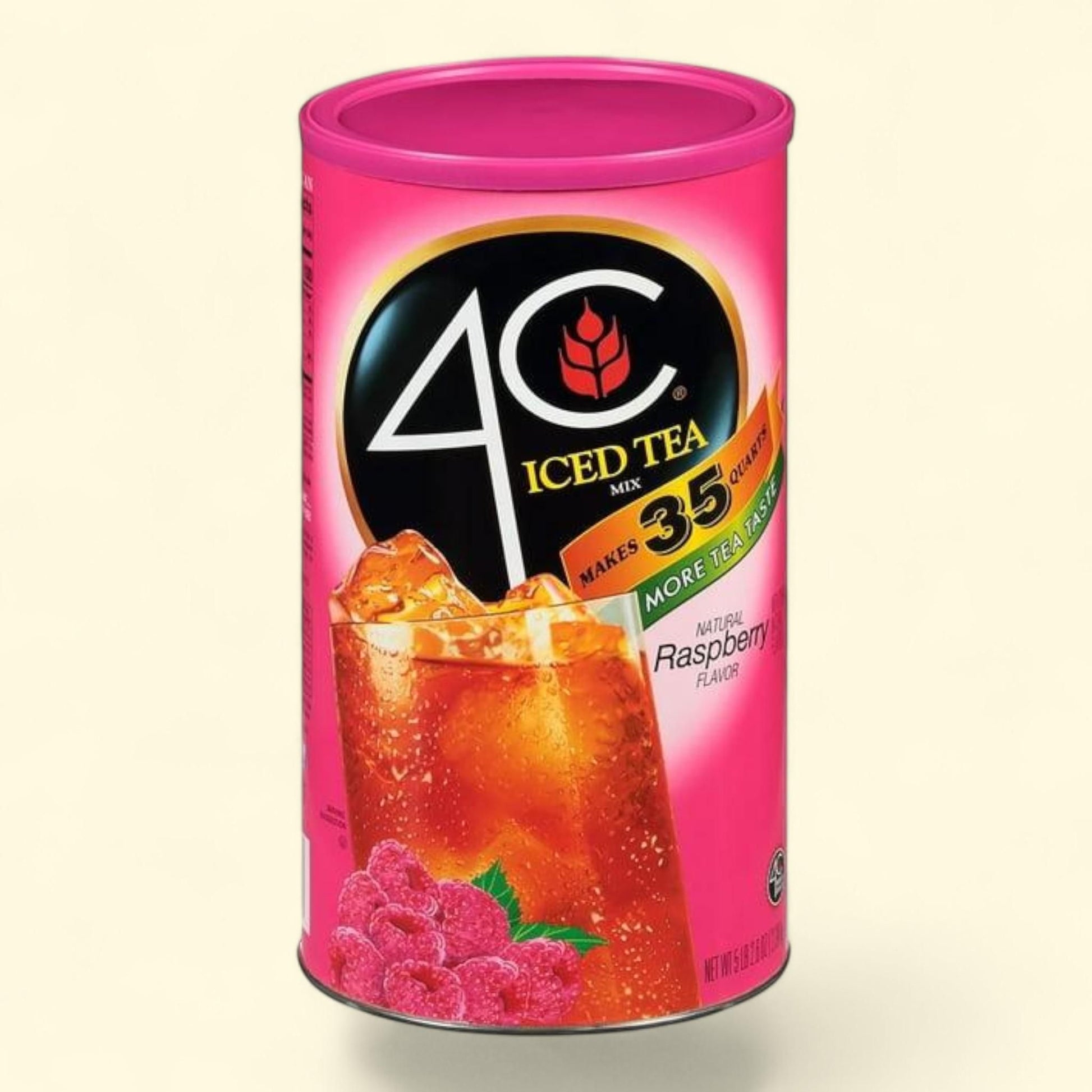 4C Raspberry Iced Tea Mix, 82.6 oz
