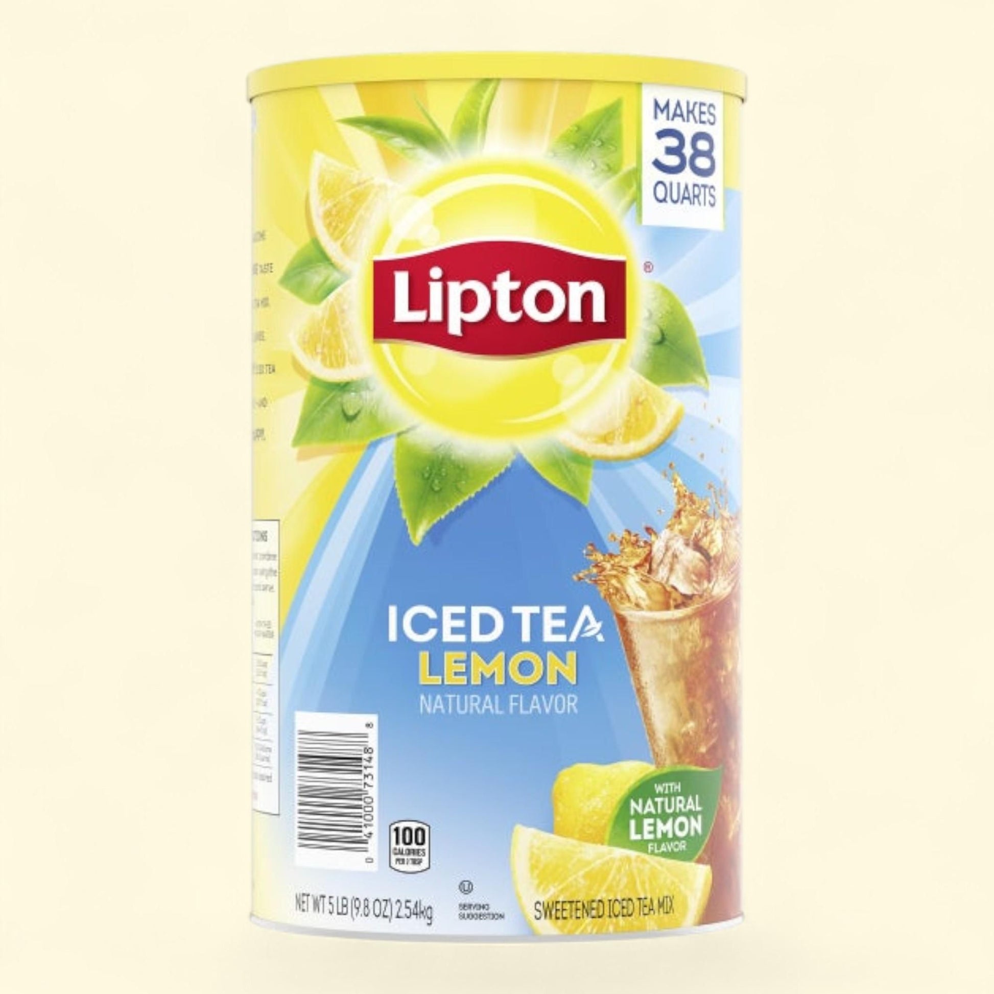 Lipton, Iced Tea Mix, Lemon, 5 lbs