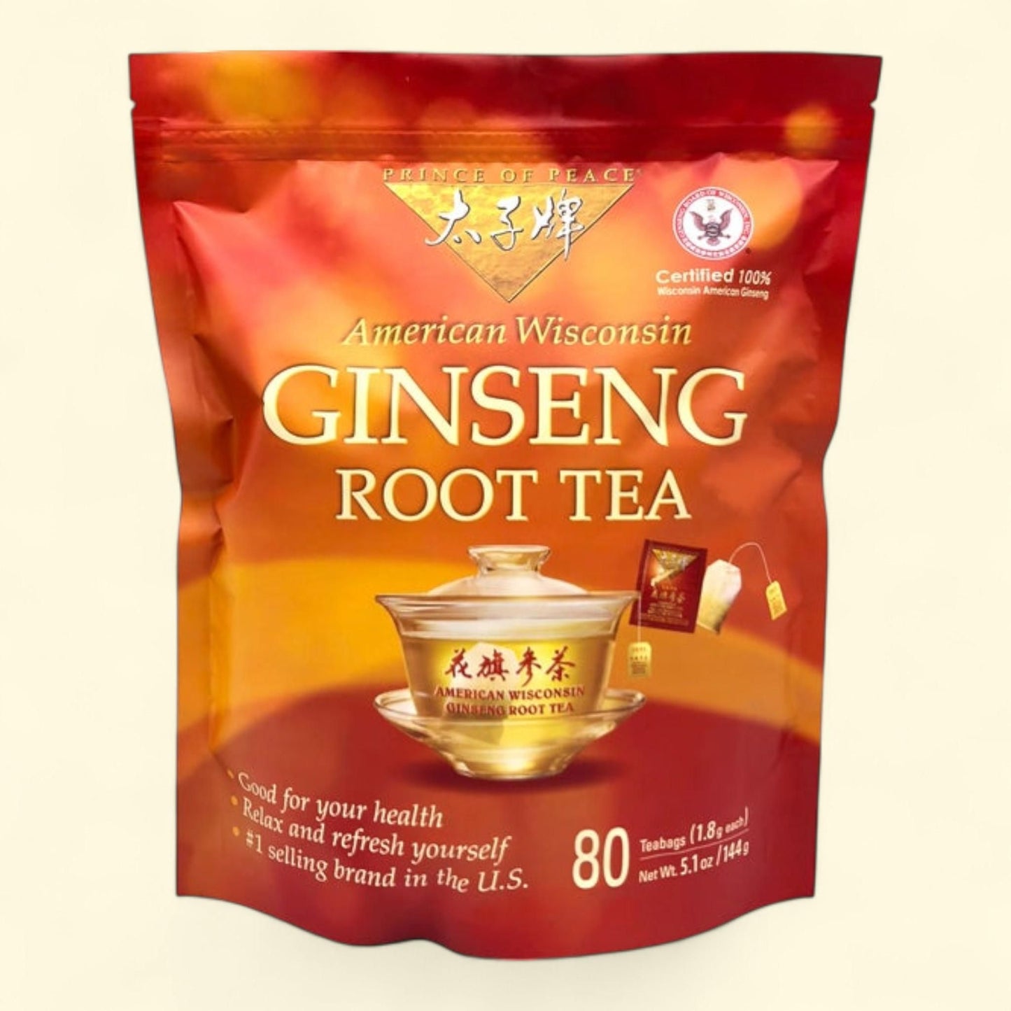 Prince Of Peace Ginseng Root Tea, 80-count