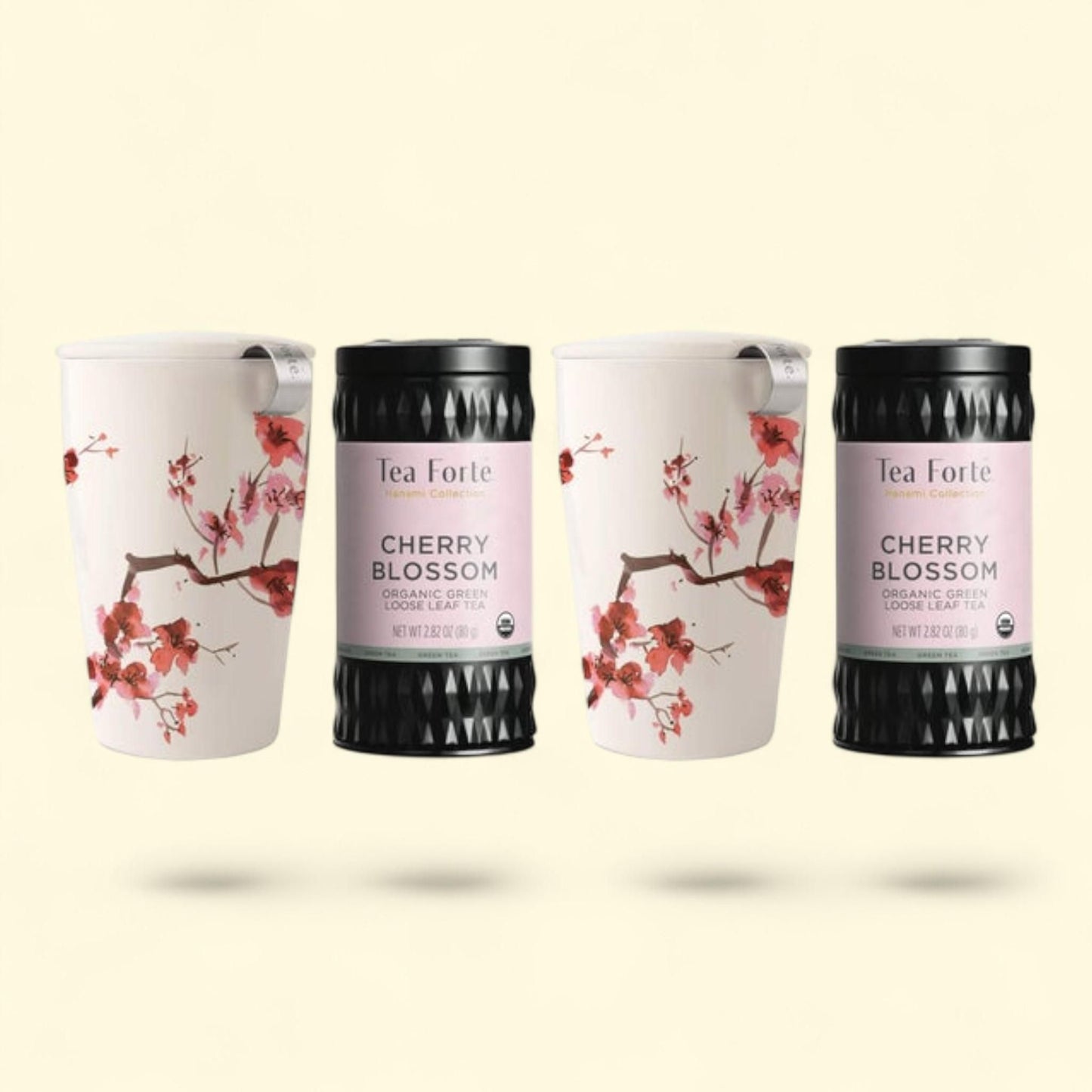Tea Forte Hanami Tea Set, Kati Cups, Loose Leaf Tea — authentic US product shipped worldwide by Treatspree