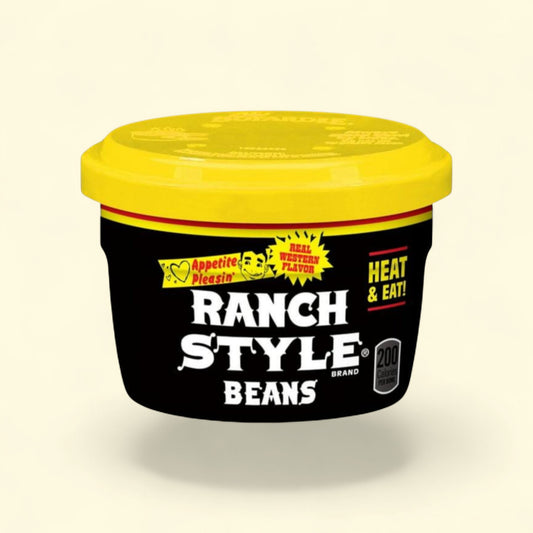 Ranch Style Pinto Beans Microwavable Cups, 7.25 oz. — authentic US product shipped worldwide by Treatspree