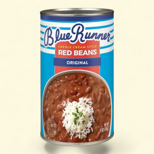 Blue Runner Creole Cream Style Red Beans, 27 oz Can