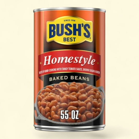 Bush's Homestyle Baked Beans, Canned Beans, 55 oz Can